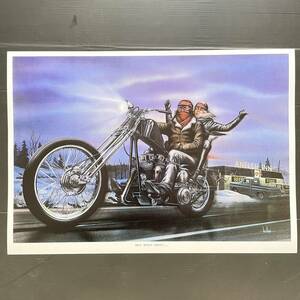 ポスター★David Mann×Easyriders 037『Hey, What About...,』★Chopper/イージーライダー/パンヘッド/ショベル/ヘルズエンジェルズ