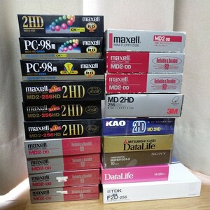 フロッピー まとめ 大量 ED 2HD maxell マクセル SONY TDK Kao 化成バーベタイム DataLife TDK F2D MITSUBISHI MD2 花王 PC98 同梱不可