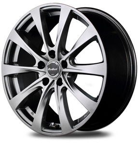 マルカ ホイール ユーロスピード F10 マツダ MPV LY3P MID 【18×7.5J 5-114.3 INSET38 メタリックグレー】 1本単品