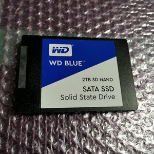 【中古】WD Blue SSD 2TB 2.5型 WDS200T2B0A 2.0TB 2.5インチ SATA3　内蔵用 WesternDigital (SN:597)