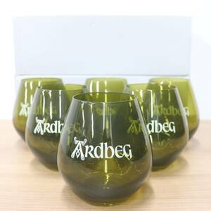 ITGXWHK27WU2 即決 本物 ARDBEG アードベッグ グラス ロックグラス ウイスキーグラス カップ タンブラー 6本セット 箱付き