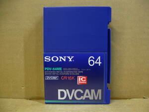 ▽SONY PDV-64ME DVCAM 標準テープ 64分 ICメモリー付 新品 ソニー スタンダード