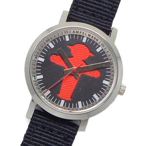 腕時計 アンペルマン レディース キッズ メンズ ウォッチ AFB2038-19 クォーツ 3針 ナイロン ドイツ 信号機 ピクトグラム ベルリン