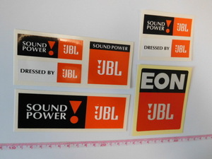 希少レア♪新品在庫品・JBL・EON・サウンドパワー（色々まとめて）ジェイビーエル・スピーカーメーカー・ステッカー・非売品？販促用？