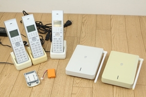 【NTT】αNX2　コードレス電話機まとめて（NX2-DECL-PS-1W）など　ビジネスフォン　2014年製　未チェック　管ざ8098