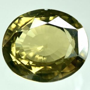 3.8ctUP!! ☆天然ジルコン約3.821ct☆M 約8.7×7.4mm ルース 裸石 宝石 ジュエリー zircon jewelry 