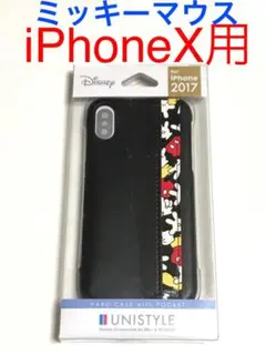 6477 iPhoneX用 ケース ミッキーマウス