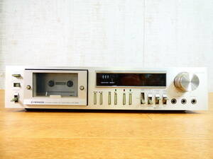 S) PIONEER パイオニア CT-415 カセットデッキ 音響機器 オーディオ ※ジャンク/通電OK！ @100 (4)