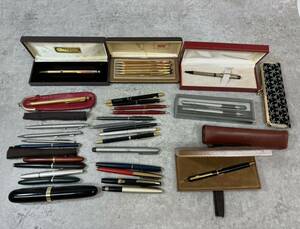 万年筆/ボールペン他 大量まとめ PILOT/CROSS/SHEAFFER/SAILOR/GRANDPRIX 22k /ZEBRA18k 他