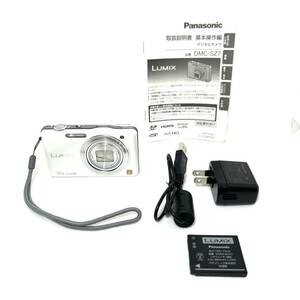 【稼動品】Panasonic/パナソニック LUMIX DMC-SZ7 デジカメ ホワイト