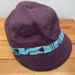 リビティー　メンズ　帽子　紫
