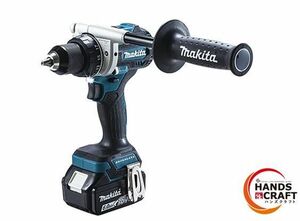 ☆マキタ makita　18V 充電式ドライバドリル　バッテリー18V6.0Ah×2 充電器 ケース付　ハンドル付　未使用　純正品