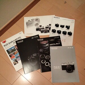 カメラ カタログ　SONY、FUJIFILM、Kenko、フォクトレンダー、6冊まとめて