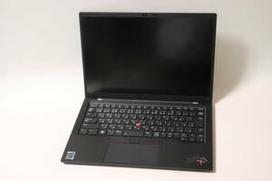 m622. Lenovo / ThinkPad X1 Carbon / 20XWCTO1WW / Core i7-1165G7 / 32GBメモリ / SSDなし / 通電確認・ジャンク