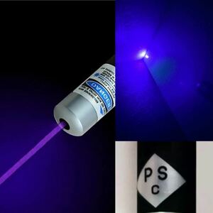 　【電池付き】LEDライト　紫　強力　カラス駆除　パープルLED 