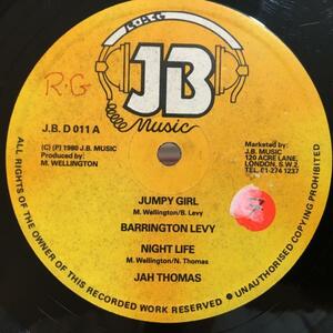 ★Barrington Levy/Jumpy Girl★哀愁名曲！