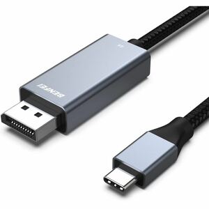 BENFEI USB-C - DisplayPort 0.9m ケーブル(4K@144Hz)、USB Type-C iPhone 15 Pro/Max、MacBook Pro/Air 2023、iPad Pro、iMac、S23、XPS17