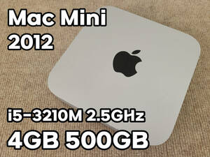Apple Mac Mini (2012, A1347) i5-3210M / 2.5GHz / RAM 4GB / HDD 500GB [MC043]