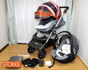 ◆Ｑ◆美品 Stokke Scoot 2 ストッケ スクート２＋STOKKE iZi Go X1イージーゴー エックスワン◆新生児～◆