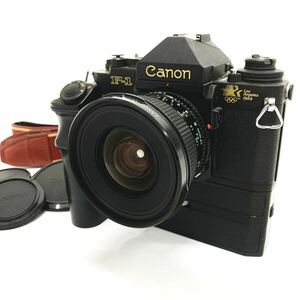 Canon キャノン F-1 LosAngeles1984 オリンピック記念モデル レンズ FD 17mm 1:4 フィルム一眼レフカメラ 追加写真有 alp川0415