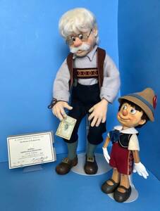 Disney　ディズニー　R.John.Wright　ピノキオ　限定　レア　入手困難　ゼペット　フィガロ おもちゃ　人形　フィギュア　ドール