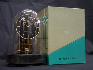 National BC-200ST TRANSISTOR CLOCK 昭和レトロ ナショナル 振り子時計 トランジスタ時計 置時計 金 ゴールド 電池付属 箱あり 動作品