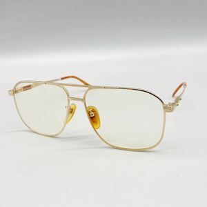 S.T.Dupont エステー デュポン メガネ DP2410T 眼鏡 フレーム フルリム ゴールド ティアドロップ型 レンズ 度入り アイウェア 60□14-145