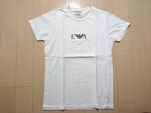 【美品】エンポリオアルマーニ ARMANI 胸ロゴ「EA」 Tシャツ② SIZE:S (S～M程度)