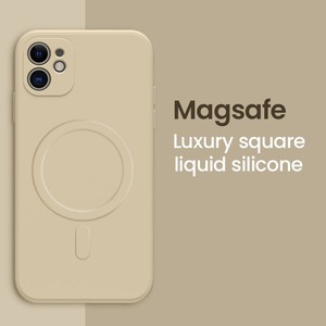 【送料無料】 iPhone 11 Pro Max Magsafeワイヤレス充電対応 リキッドシリコンケース