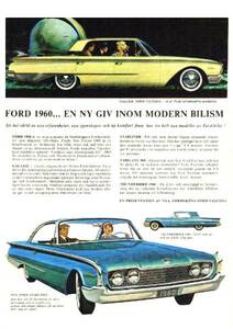 ◆1960年の自動車広告　フォード スターライナー 　ビクトリア