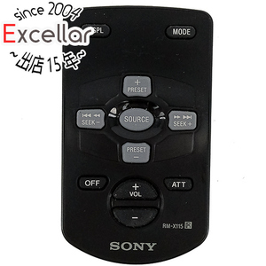 【中古】【ゆうパケット対応】SONY カーオーディオ用リモコン RM-X115 [管理:1150026321]