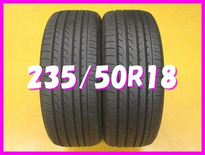 ◆送料無料 B1s◆　235/50R18　97V　ヨコハマ　BLUEAYTH RV-02　夏２本　2021年製　※アルファード.ヴェルファイア等