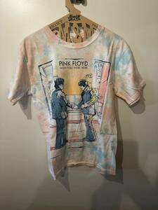 PINK FLOYD ピンクフロイド　ヴィンテージ Tシャツ USA買付古着　サイズM タイダイ　むら染め　