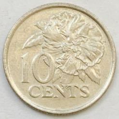 海外コイン　トリニダード・トバゴ　10セント　2003年
