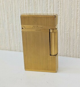 1円〜 S.T.Dupont デュポン ガスライター ゴールド ゴールドカラー 喫煙具 喫煙グッズ ライター