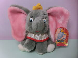 ディズニー◆ダンボ ぬいぐるみ人形 19㎝ ビンテージ Dumbo 昭和レトロ ゾウ 象 stuffed animal toy Plush