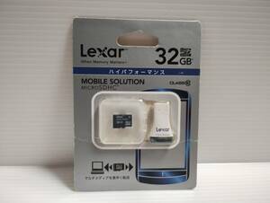 未使用・未開封品　microSDHCカード　Lexar　32GB　microSDカード メモリーカード