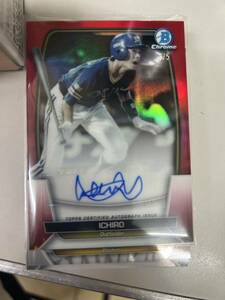 Topps bowman npb chrome 直筆サインカード autograph イチロー Ichiro 3/5 ルーキー時代 オリックス・バファローズ マリナーズ mlb