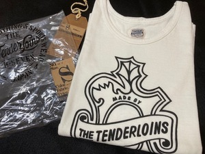 新品未使用☆テンダーロイン☆エンブレムタンクトップ☆T-TANK TOP☆白サイズＳ☆TENDERLOIN☆付属品完備