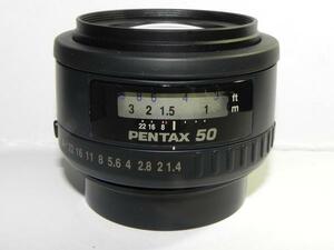 **中古良品　PENTAX-FA 50ｍｍ/Ｆ　1.4 レンズ