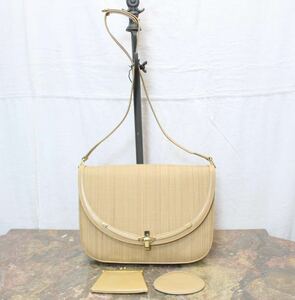 COMTESSE HORSE HAIR LEATHER SHOULDER BAG MADE IN WEST GERMANY/コンテスホースヘアーレザーショルダーバッグ