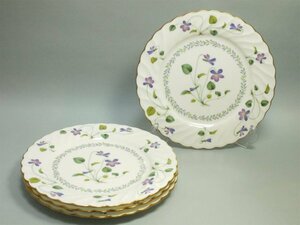 ★★Noritake ノリタケ バイオレットドリーム ディナープレート 25cm 4枚セット★AYS26295