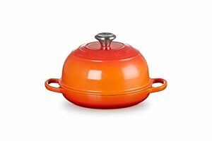 ル・クルーゼ(Le Creuset) ブレッドオーブン 24cm オレンジ パン焼き ホームベーカリー 直火 IH 食洗器 対応