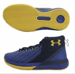 送料無料 新品 underarmour アンダーアーマー UA BGS LOCKDOWN 3 SYN WIDE 24.5 バスケットボールシューズ