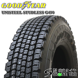 在庫有り 会社宛 送料無料 グッドイヤー UNISTEEL STUDLESS G490 225/80R17.5 123/122 LT 冬 4本価格 4t 中型 NO,GY033-4