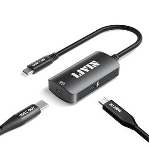 LIVIN USB C to XREAL/VITURE One/RayNeo AR/XR スマートグラス アダプタ 2-in-1【HDMI 4K@60Hz +充電100W】 未使用未開封品