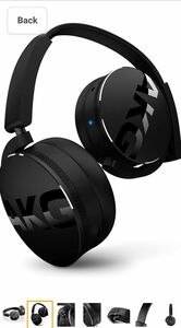 AKG Y50BT Bluetooth Headphones, Enclosed, Black, Y50BTBLK