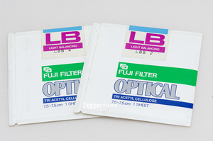 FUJI FILTER LBB2・LBB4 二枚セット 7.5cm×7.5cm 未開封 [1204]