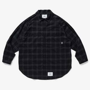 WTAPS WCPO / LS / COPO . RIPSTOP . TEXTILE . COOLMAX BLACK S 国内正規品 新品即決 送料無料 21SS