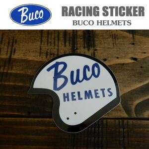 BUCO HELMETSのロゴステッカー ブコステッカー シール デカール ヘルメットに！ガレージに！工具ボックスに！ 世田谷ベース